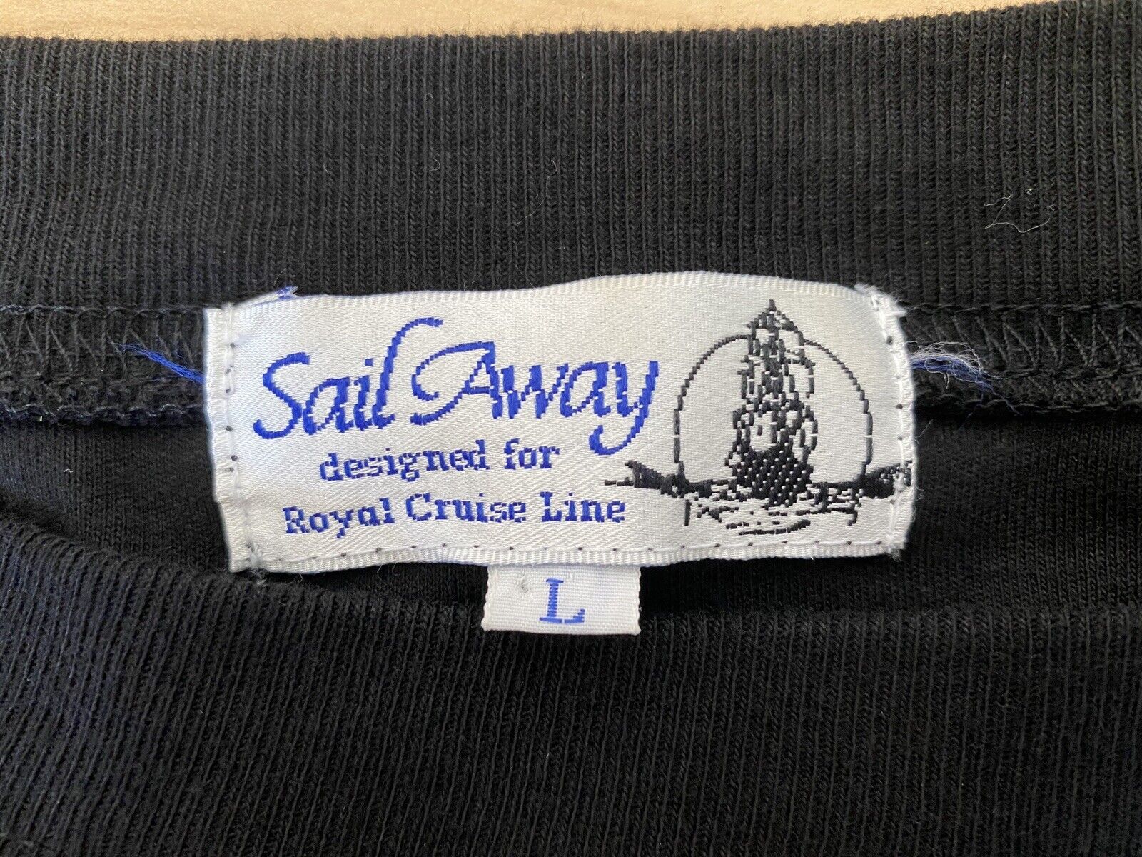 Sail Away for Royal Cruise Line Womens Blouse Bla… - image 6