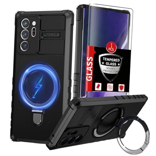 for Case Compatible with MagSafe Wireless Samsung Galaxy Note 20 Ultra Black