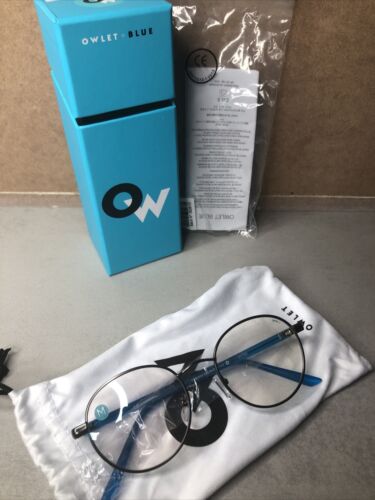 OPAL Gun M OWLET BLUE Blue Light View Glasses New €69 Carbon Blue M - Picture 1 of 11