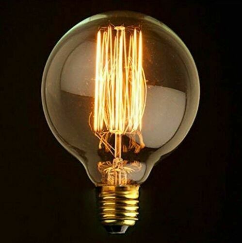 Buy Vintage LED Filament Bulb Decorative Light Bulb Globe, E26 Base G125 Edison Bulb Dream Shape Letter Bulb Dimmable 4w 40w Equivalent 2200k Warm