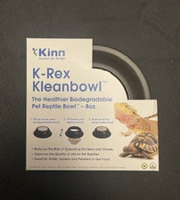 Kinn K-Rex Kleanbowl Stainless Steel Reptile Bowl System w/ 8oz Refill Bowls