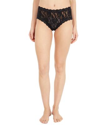 hanky panky 295556 Women's Signature Lace Showgirl Briefs, Black