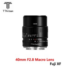  TTArtisan 40mm F2,8 APS-C Makro Objektiv Manueller Fokus für Fujifilm Fuji X 