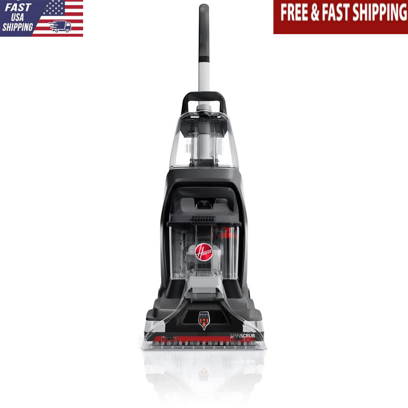Carpet Cleaner Machine Deep Stain Removal SpinScrub Brushes Quick Dry Upright US-image