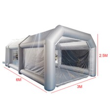 Inflatable Paint Booth Portable Spray Paint Car Tent 2-filter System 20108 Ft