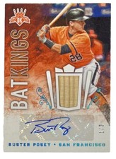 Buster Posey SF Giants 2017 Panini Diamond Kings Bat Kings Relic Auto 1/3