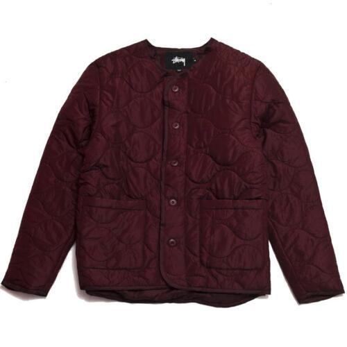 Stussy Ghost Logo Canvas Varsity Jacket - Size XL - Red Stussy Ghost Logo Canvas Varsity Jacket - Size XL - Red