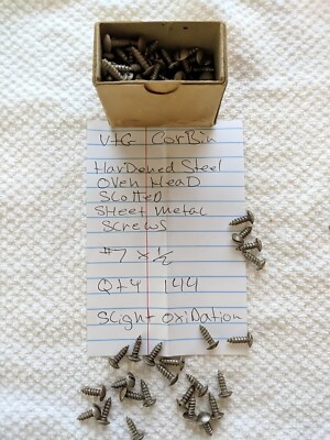 VTG Corbin Wood Screws #7 - 1/2