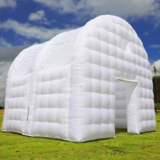 Inflatable  Tent 15x15x14FT Large White Includes 950W Blower Square Gazebo Event