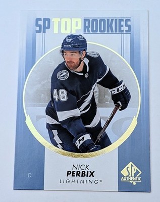 2022-23 SP Authentic Hockey Blue SP Top Rookies #TR-48 Nick Perbix Tampa Bay 