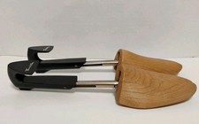 VTG Thom McAn Cedar Wood Shoe Trees Shapers Stretchers M Rochester Shoe Tree Co