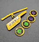 Vintage 1991 Teenage Mutant Ninja Turtles Punker Don Accessories Lot