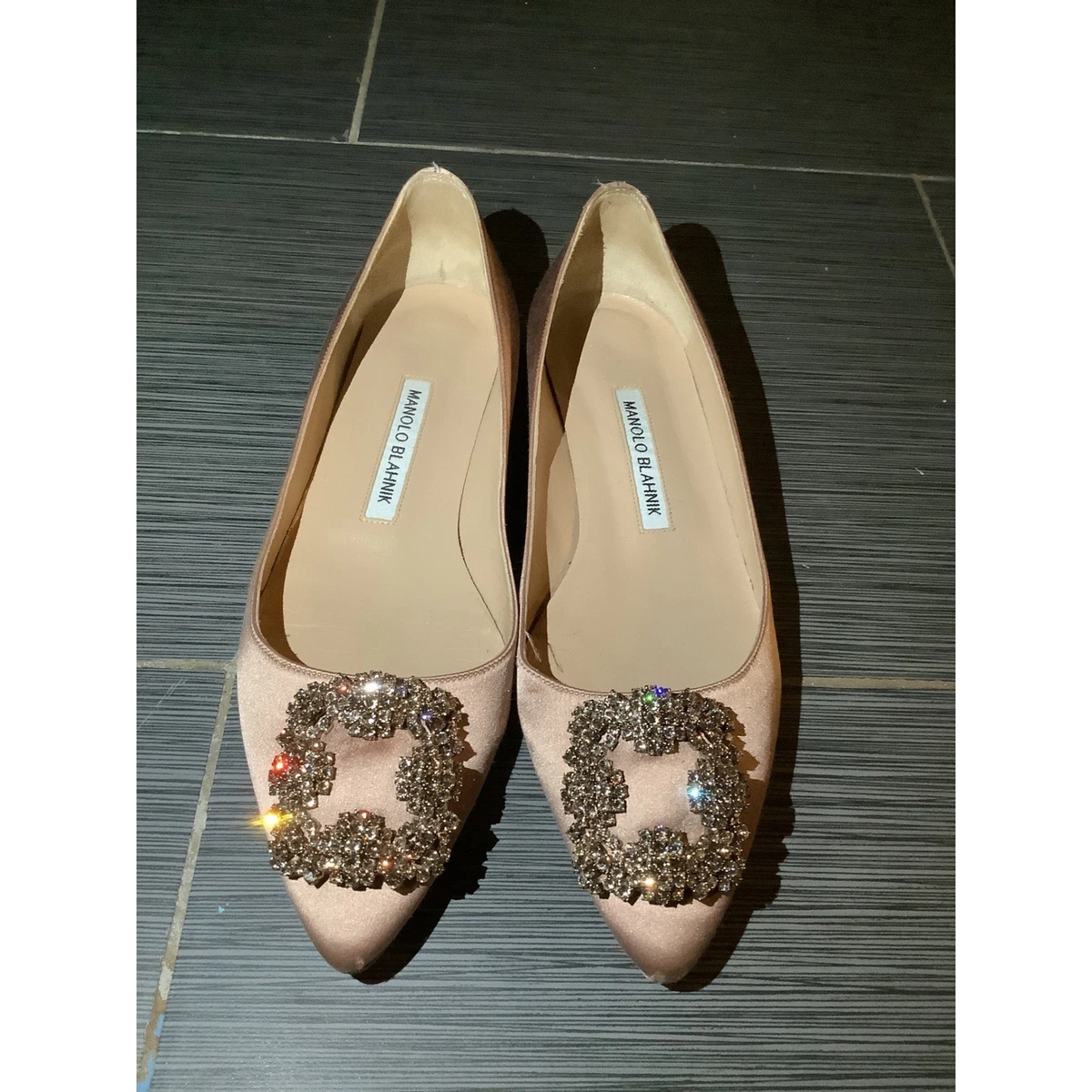 Manolo Blahnik Hangisi Flats for Women for sale - eBay