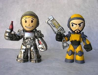 Fallout  Funko Mini Power Armor  Vault Boy  Nuka Cola   Set of 2   figures