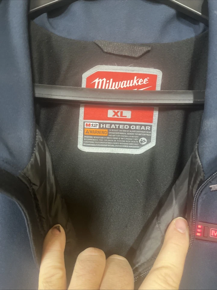 Milwaukee Heated Jacket M12 Large Navy Blue 150428 - Image 3 of 4