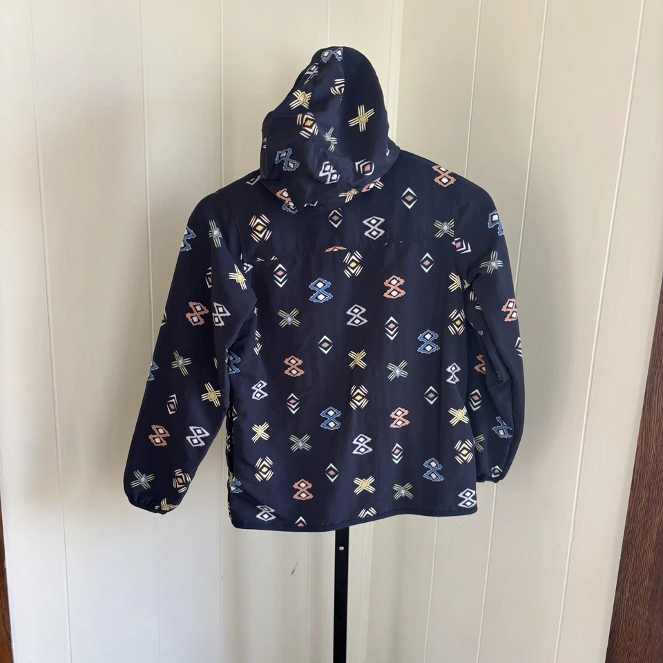 Chaqueta con Capucha Patagonia Niñas Medium Space Spirits Azul Marino Bolsos Cremallera Completa ☼ Foto 3 de 4