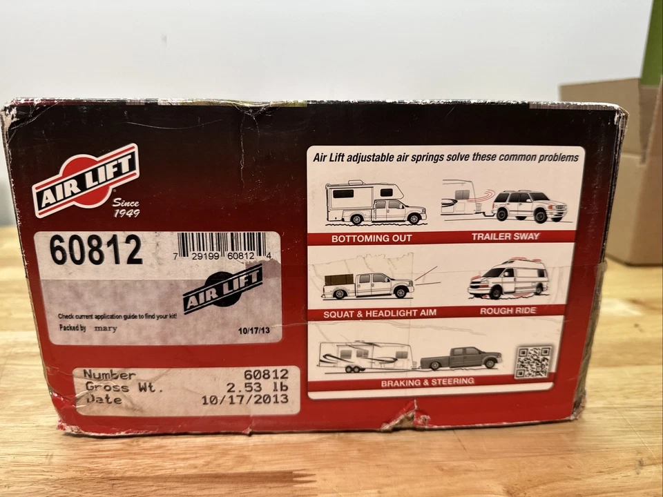 Muelles auxiliares de aire Air Lift 60812 AirLift 1000 para Toyota 4Runner/Sequoia 90-07 Foto 4 de 4