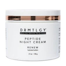 DRMTLGY Peptide Night Cream Face Moisturizer. Fragrance 2.1 Ounce (Pack of 1) 
