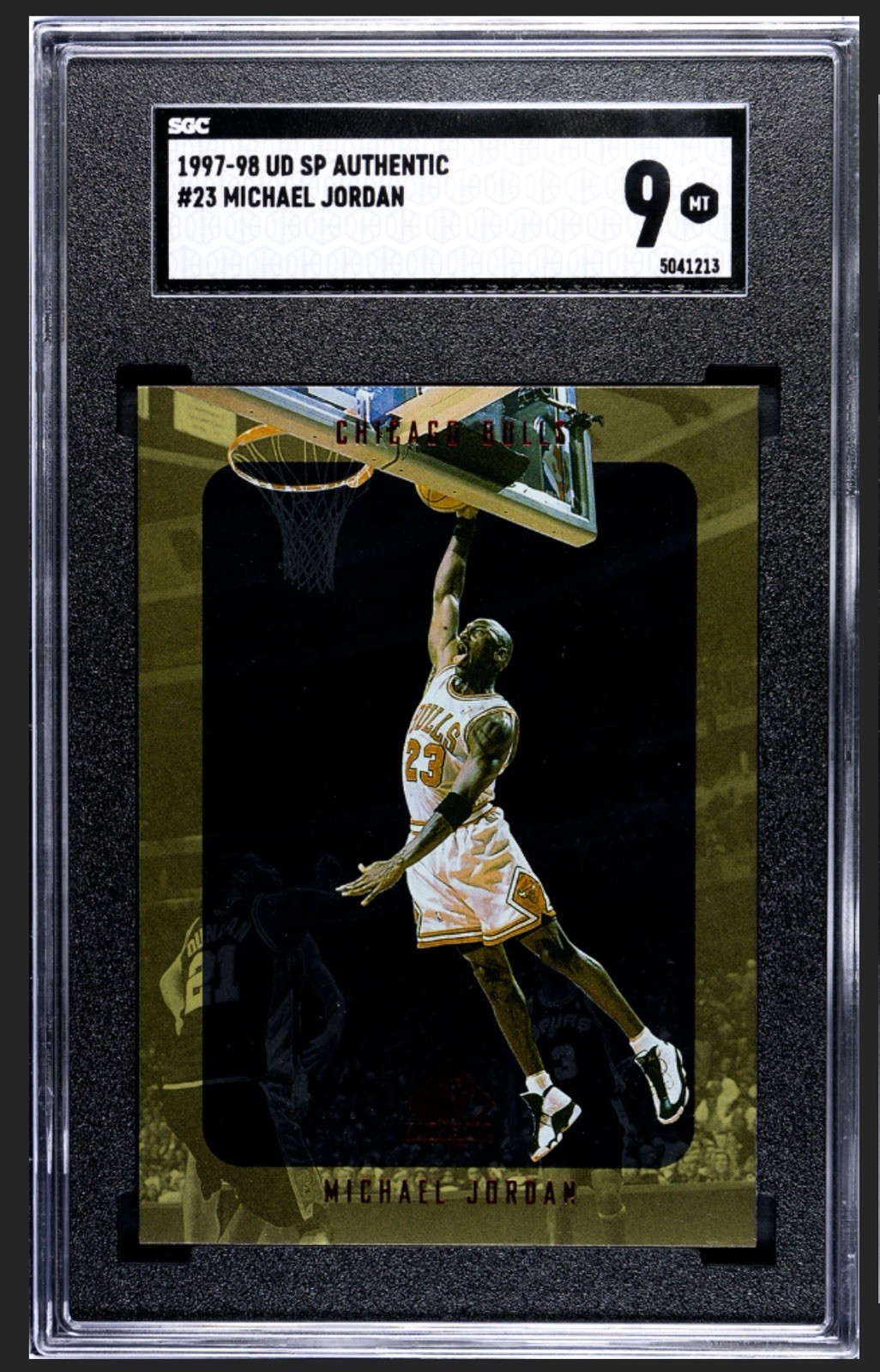 1997-98 Upper Deck SP Authentic - Michael Jordan #23 SGC 9 Mint - Bulls HOF GOAT