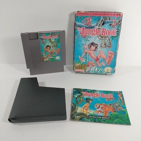 The Jungle Book ( Nintendo NES - 1994 ) In Box With Manual Tested + Blockbuster