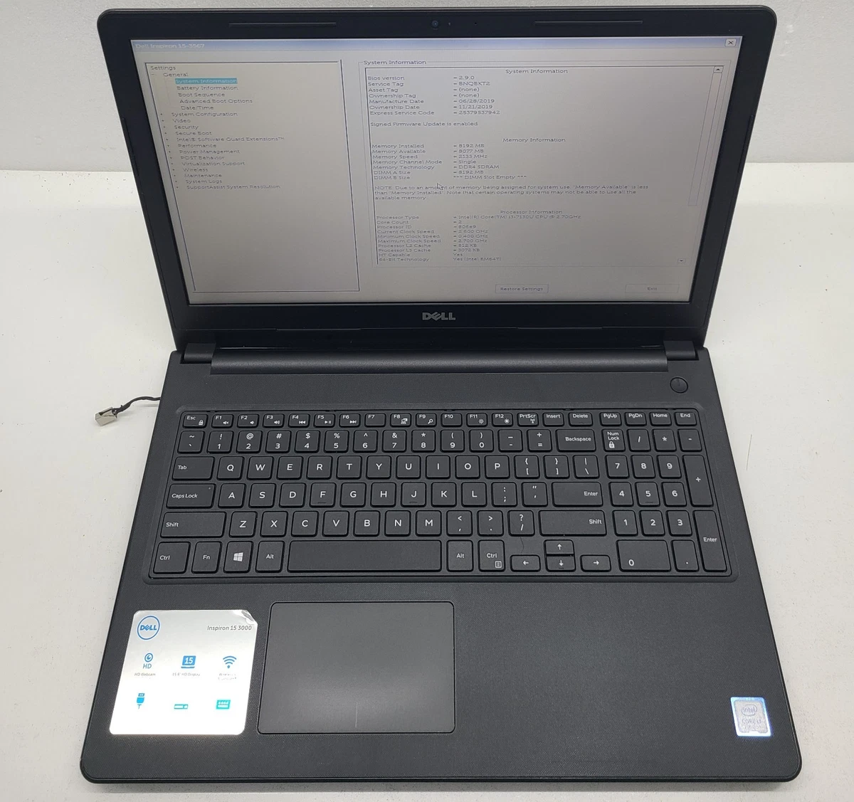 快速美品/フルHD/第7世代i3/SSD/8GB/Win11/極Inspiron 快速美品/フルHD