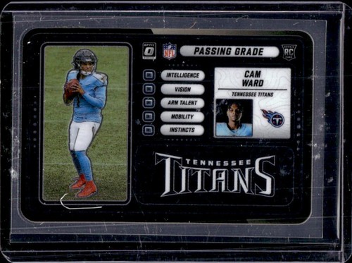 2025 Panini Donruss Optic Cam Ward Passing Grade RC Rookie #1 Titans