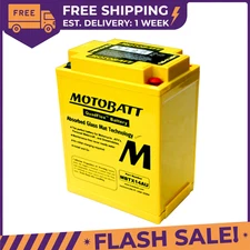 Motobatt MBTX14AU Quadflex 12V AGM Battery 210CCA 16.5Ah - Motorcycle & ATV