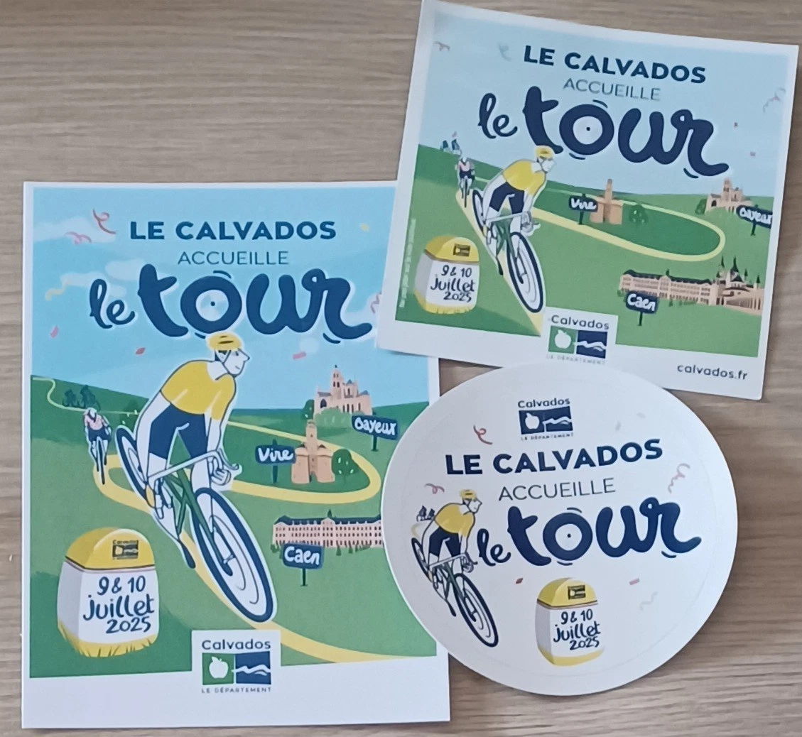 Lot D'autocollants Tour De France - Thème Cyclisme Et Maillots De Vélo - Collectors