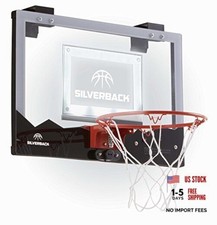 23" LED Light-Up Over the Door Mini Basketball Hoop Includes Mini Black 23"