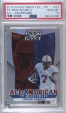 2015 Prizm Collegiate Draft Picks All-American Ty Montgomery PSA 10 GEM MT s6i