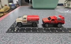 1988 Tonka Tough Treads 4.5" Tanker Plastic Transit Oil Co. & Fire Truck 4"