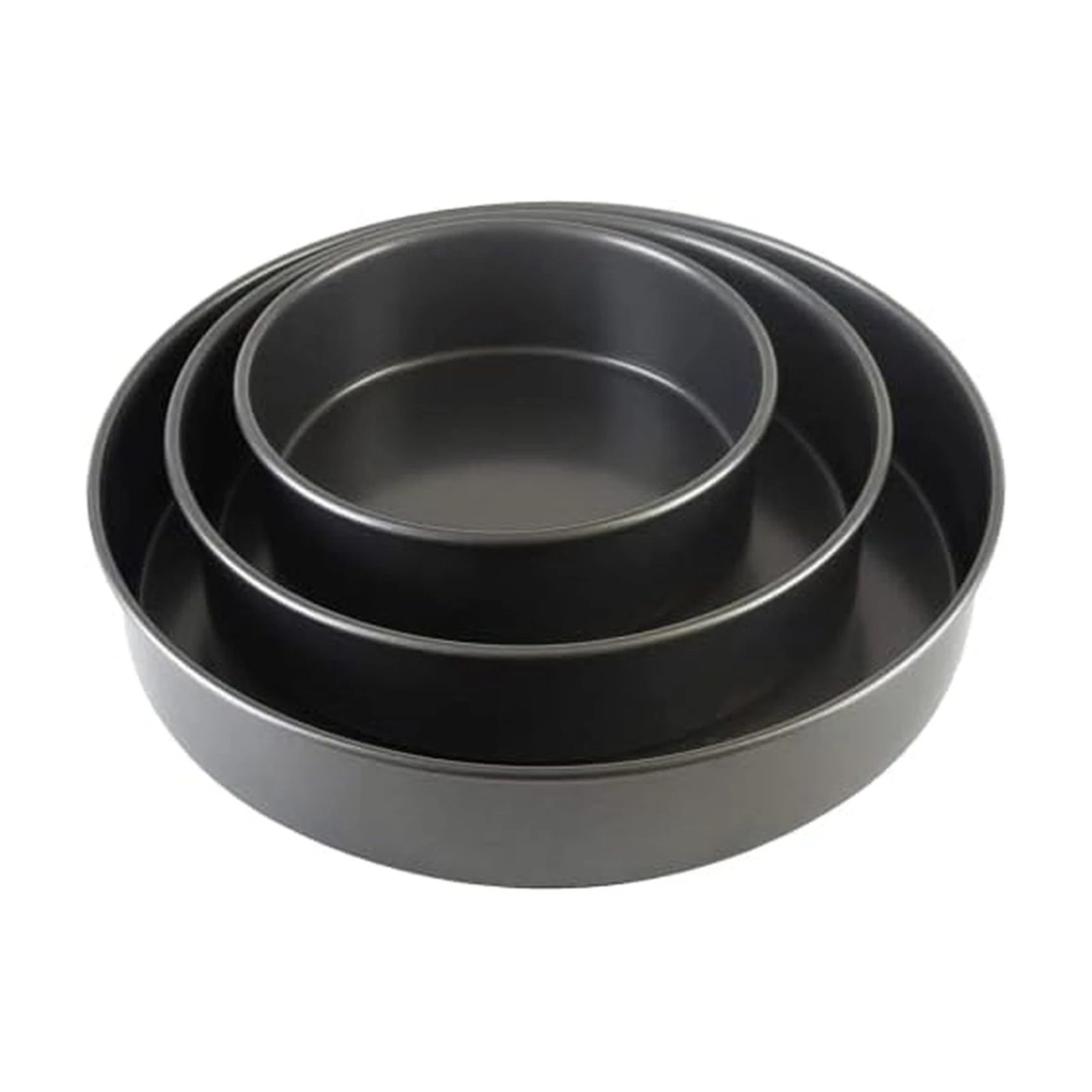 Professional 3-Piece Round Cake Pan Set of 6, 8, 10 inch Premium Nonstick Bak...