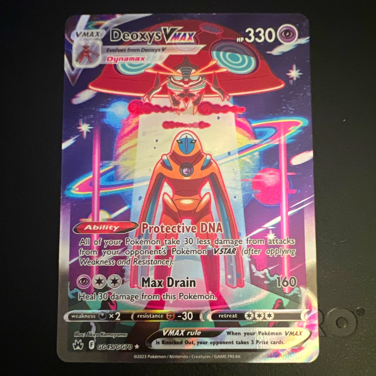 Deoxys VMAX GG45/GG70 Crown Zenith: Galarian Gallery for sale | eBay
