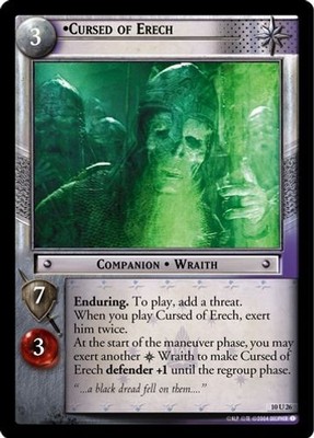 Cursed of Erech - Mount Doom - Herr der Ringe TCG