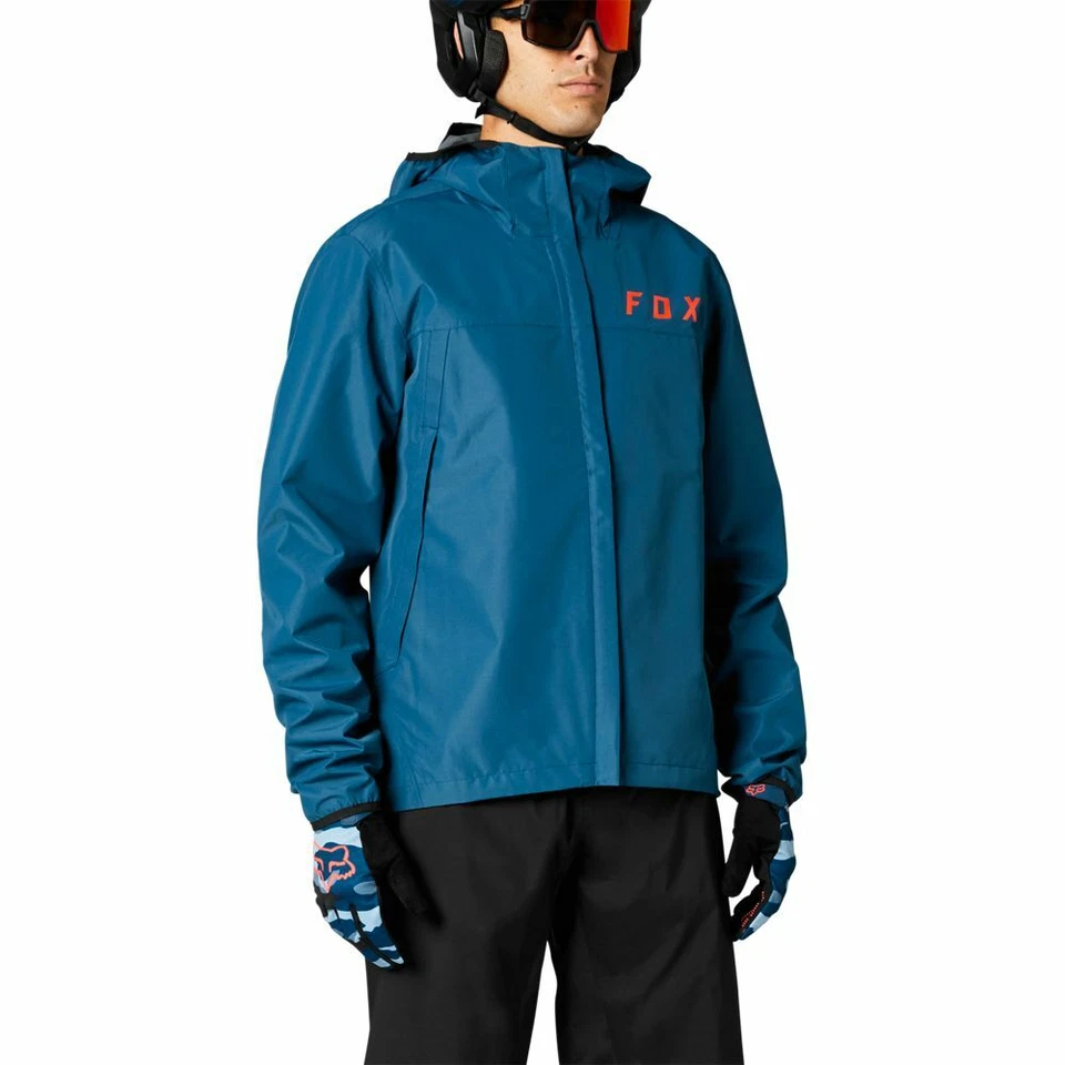 Chaqueta de agua Fox Racing MTB Ranger 2,5 L azul camuflaje Foto 2 de 4