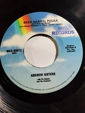 Andrews Sisters, Pennsylvania Polka / Beer Barrel Polka  45RPM VG F41
