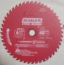 Diablo D0648CF Steel Demon TCG Cermet II Circular Saw Blade, 6-1/2" x 48T