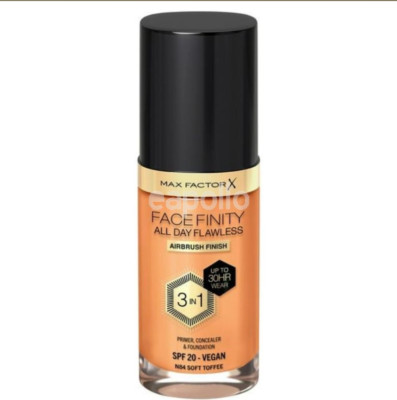 Max Factor FaceFinity 3in1 Airbrush Finish Foundation - N84 weicher Toffee 3in1