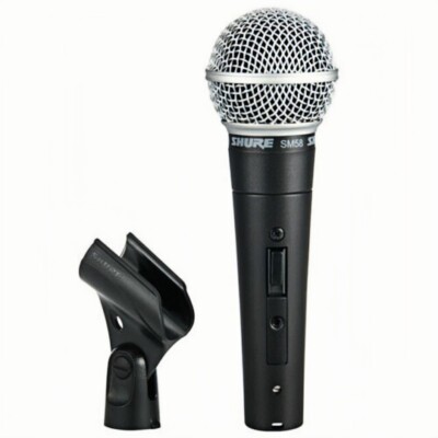 SM58S Cardioid Dynamic Vocal Microphone with On/Off Switch