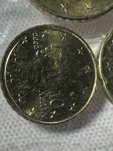 10,20 And 50 Cent Euro Coin 2002 Greece Lot Of 3 Coins - Picture 7 of 8