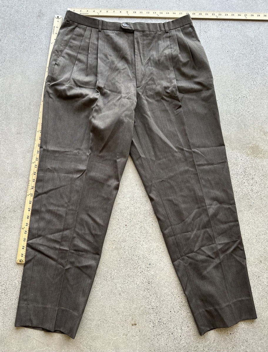 パンツ 80s archive vintage wool Slacks y-zip 80s? Japan Vintage Striped Pants Wool Slacks YZIP
