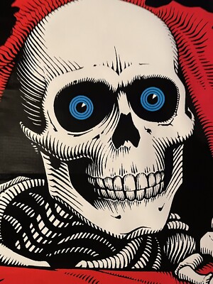 POWELL Skateboards Ripper Banner Vintage Vinyl Owned For Over 20+