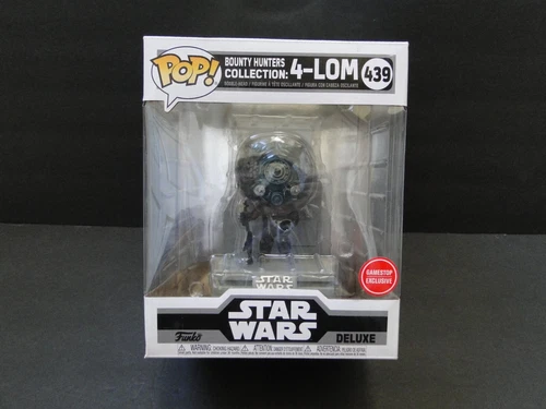Funko POP! Star Wars Bounty Hunters: 4-LOM Bobble-head #439 (Damaged Box)