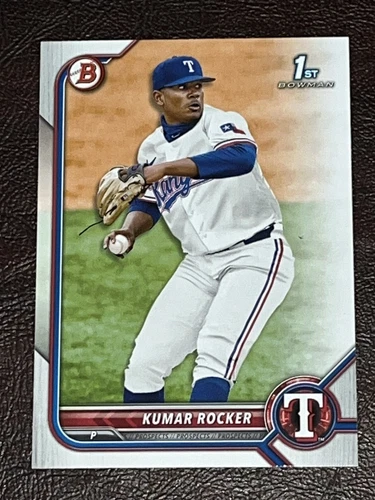 KUMAR ROCKER 2022 Bowman Draft 1st Bowman #BD-164 Texas Rangers Qty Avail