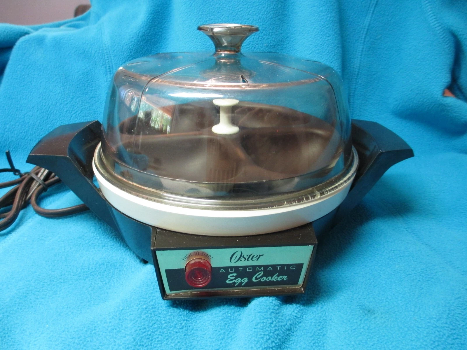 Vtg 1984 Oster Egg Cooker Poacher #580-06B and manual -- Tested
Opens in a new window or tab