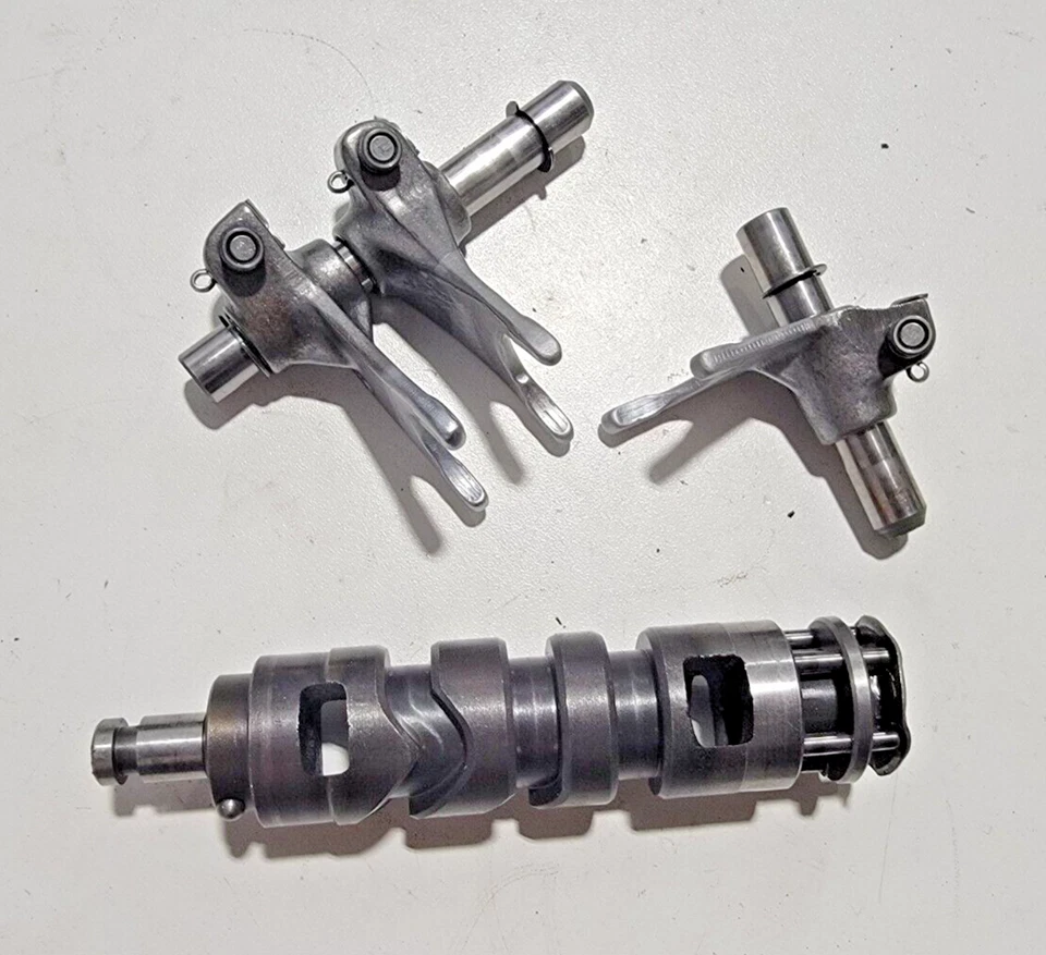 Lote de horquillas de cambio de barril de tambor de cambio de marchas 1971 Yamaha AT1 125 Foto 2 de 4