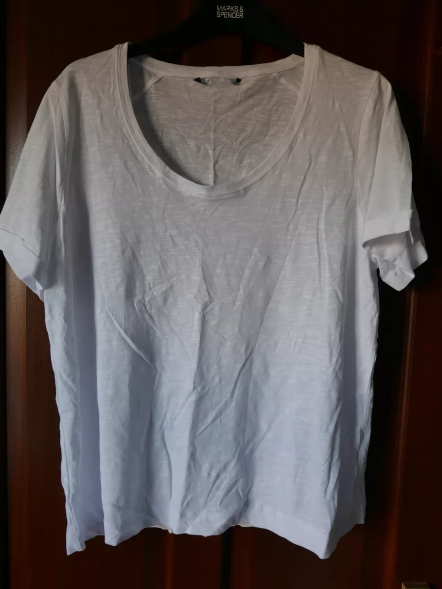 marks and spencer white t shirt