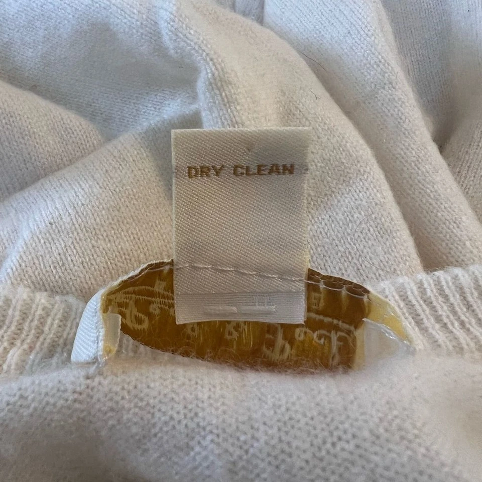 Suéter Peck & Peck Mujer M Diamante Argyle Cuello en V Manga Larga Cachemira Foto 4 de 4