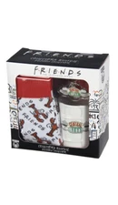 Friends Collector Bundle Central Perk 3 Piece Gift Set Mug, Crew Socks, Keychain