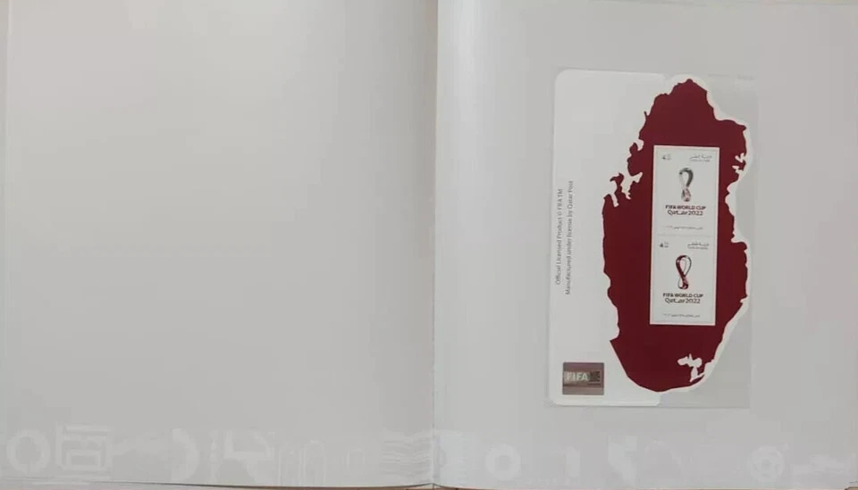 Copa Mundial de la FIFA Qatar 2022 Hoja en miniatura Colección completa de estampillas en 1 carpeta Foto 3 de 4
